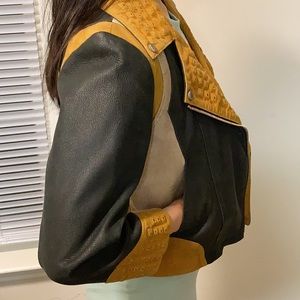 Faith Connexion lamb leather jacket